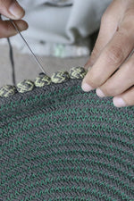 Cesta Handloom Vertical Monstera, imagen 7.