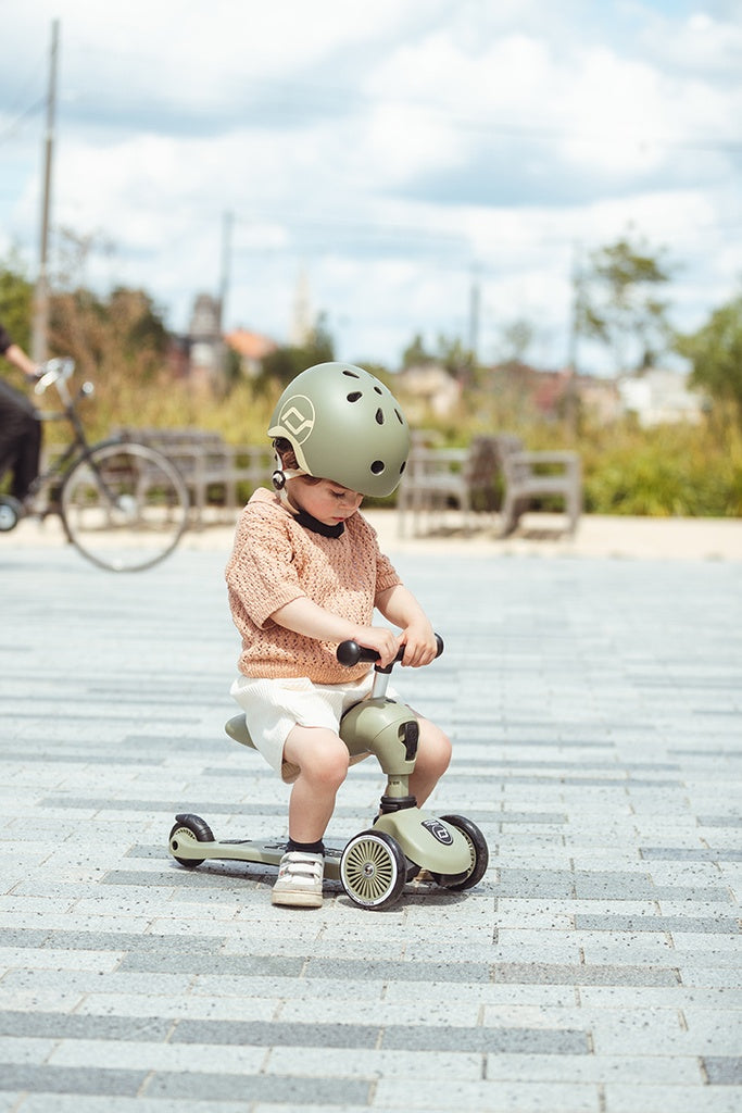 Andador y patinete 2 en 1 Highwaykick 1 Olive - Scoot & Ride