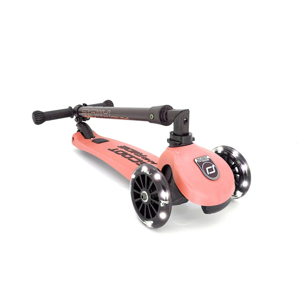Patinete plegable Highwaykick 3 LED Peach - Scoot & Ride