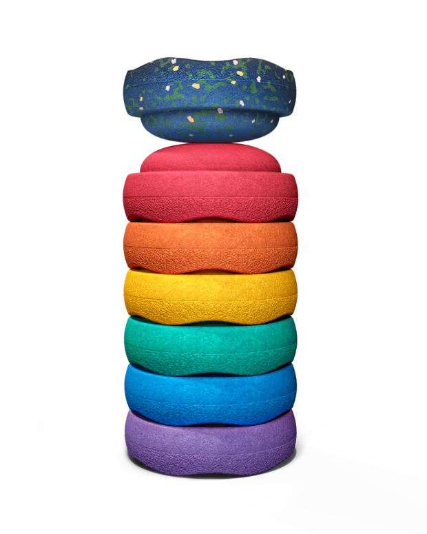 Set Spring Special Mini Rainbow Classic - Stapelstein