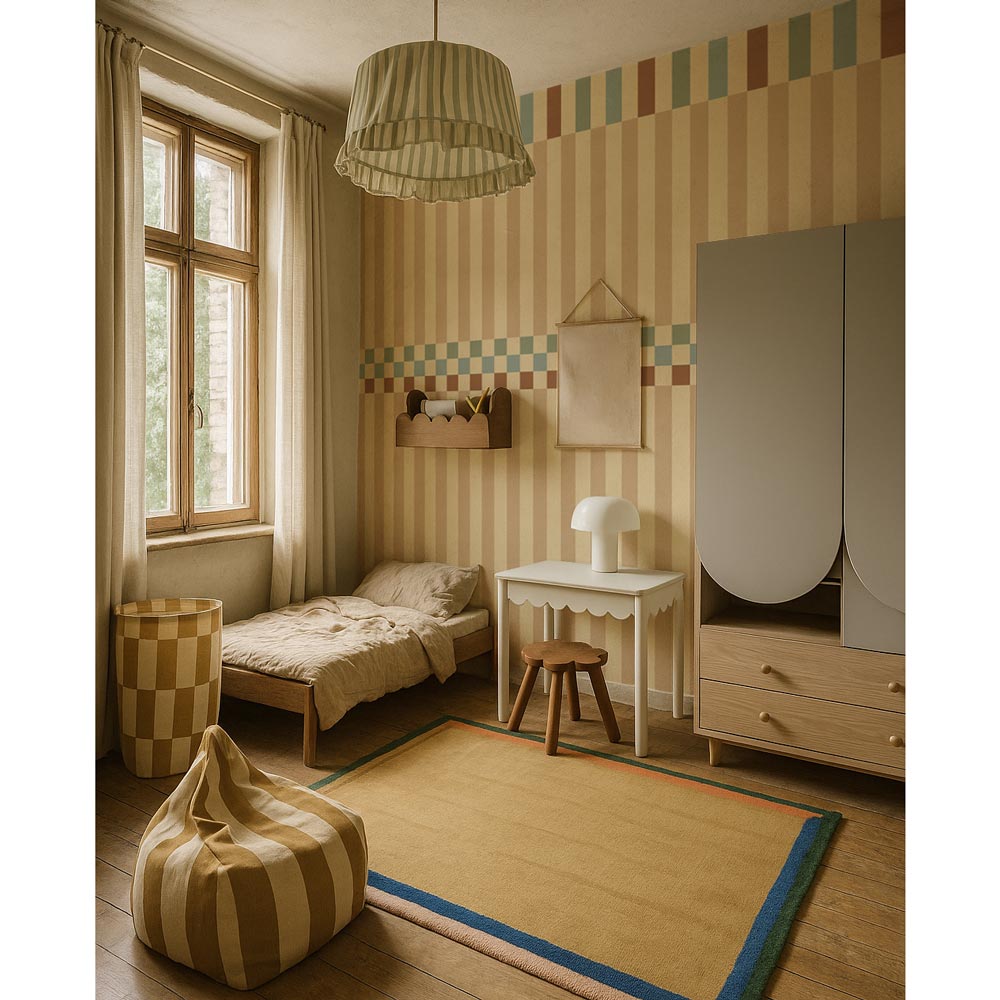 Rayas Nostalgia Colores Vintage (Stripes Nostalgia Vintage Colours) – Dekornik