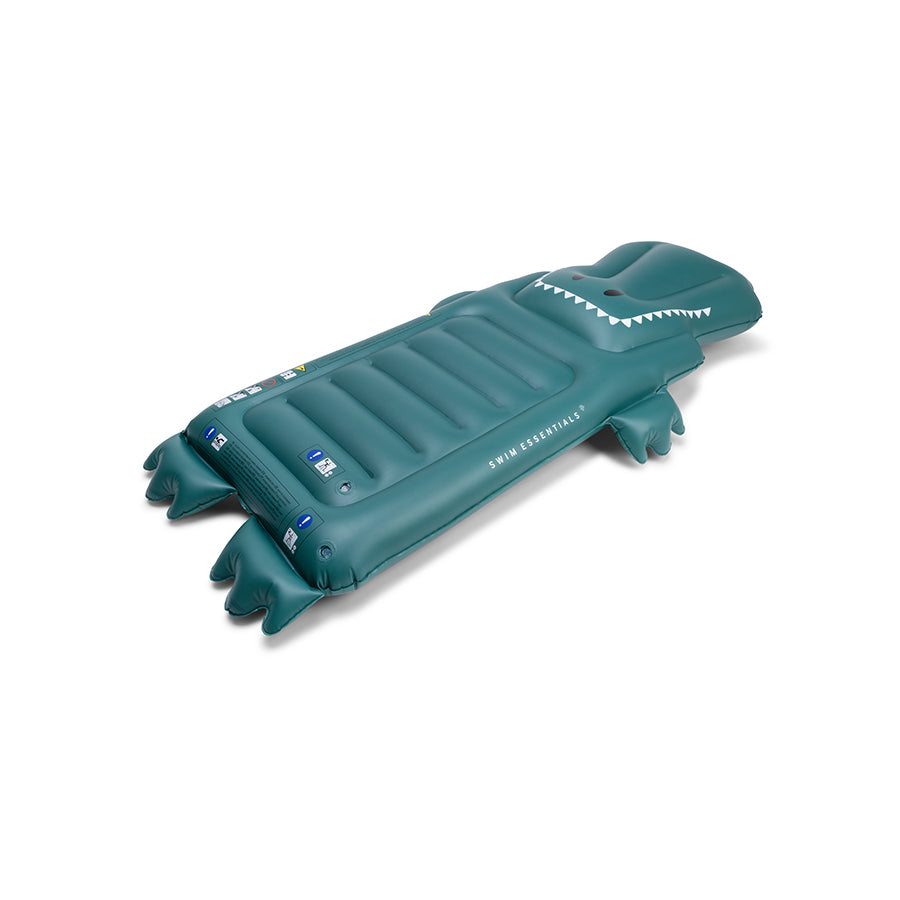 Colchoneta hinchable Cocodrilo Green Dreamscape – SWIM ESSENTIALS
