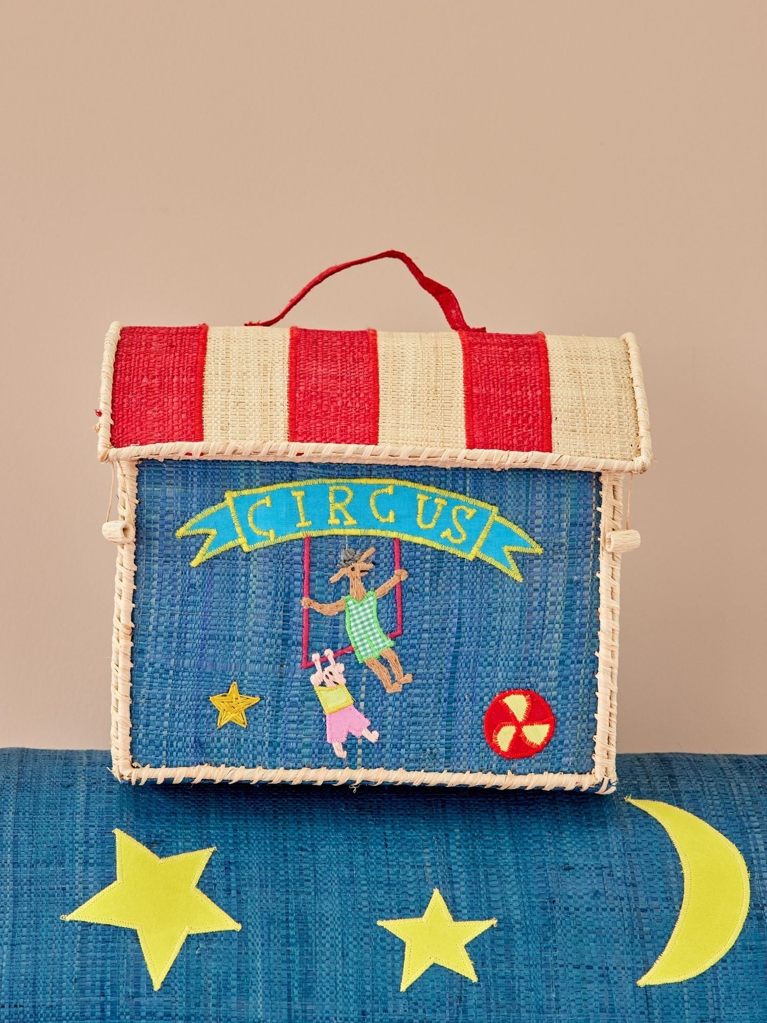 Cesta de Almacenamiento de Rafia (Circus) - RICE KIDS