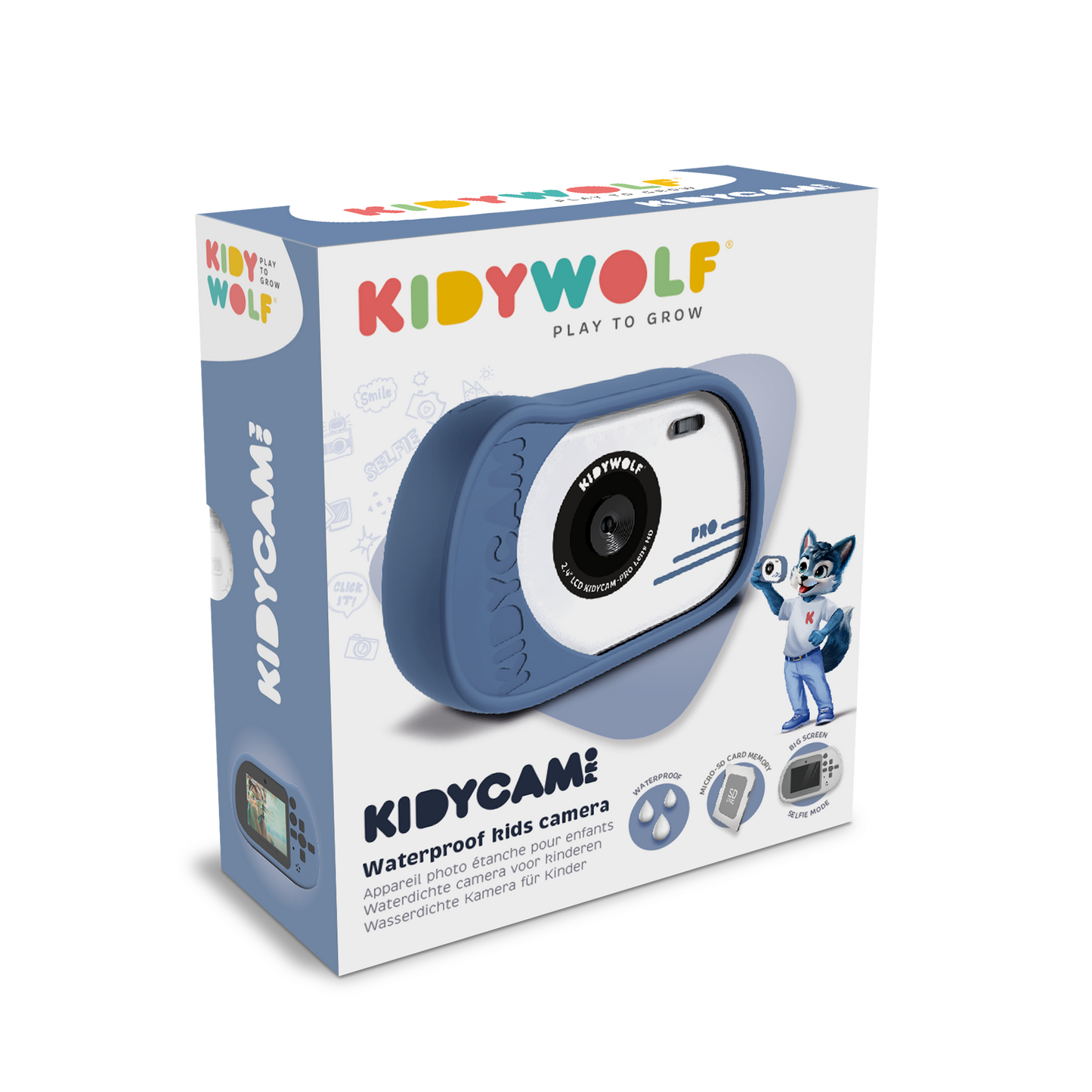 KIDYCAM - Cámara Impermeable Azul