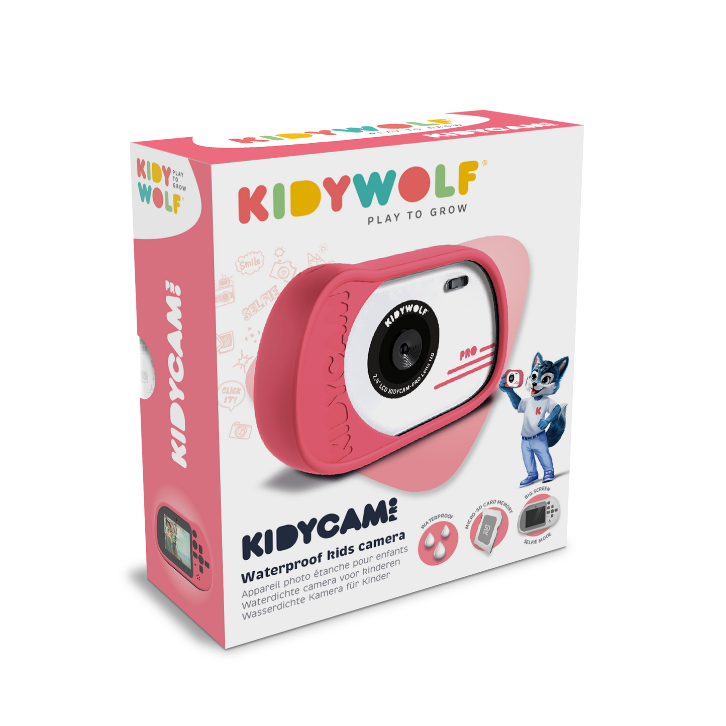 KIDYCAM - Cámara Impermeable Rosa