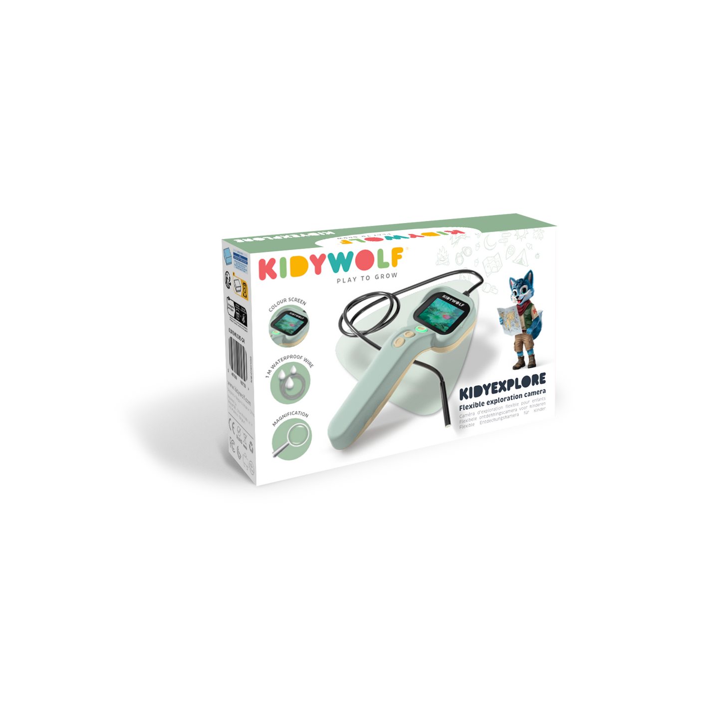 KIDYEXPLORER Cámara de Exploración Verde - Kidywolf
