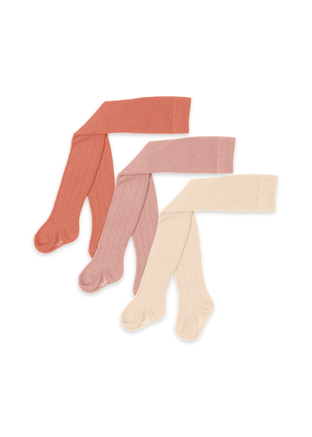 3 Pack Pointelle Medias Rose Mix - Konges Sløjd
