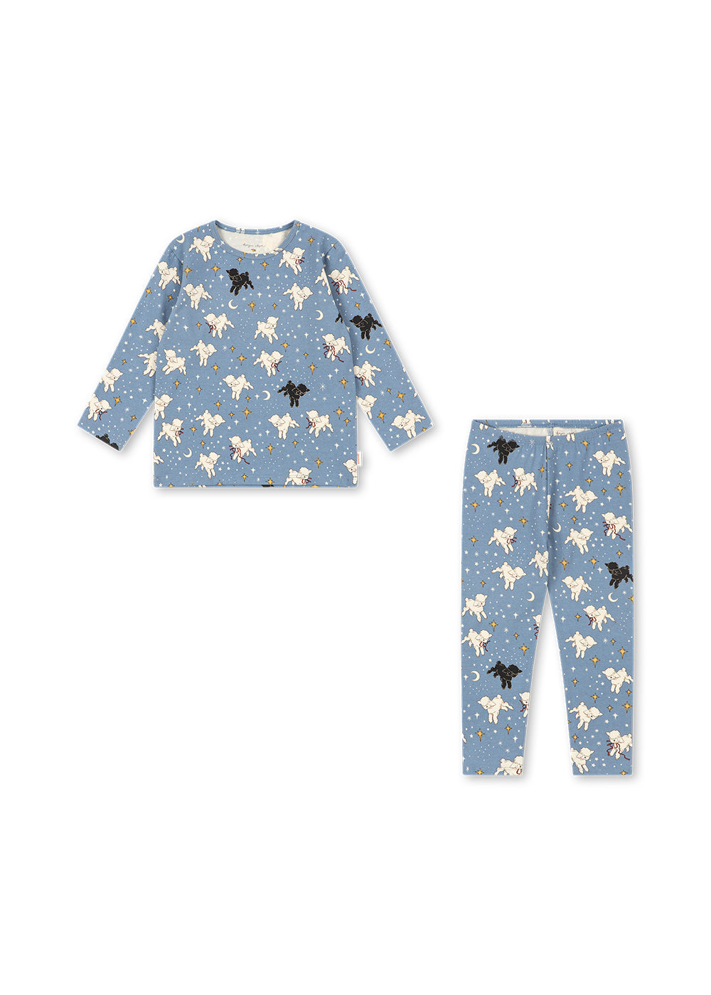 Set Básico de Blusa y Pantalón GOTS Sheepy - Konges Sløjd