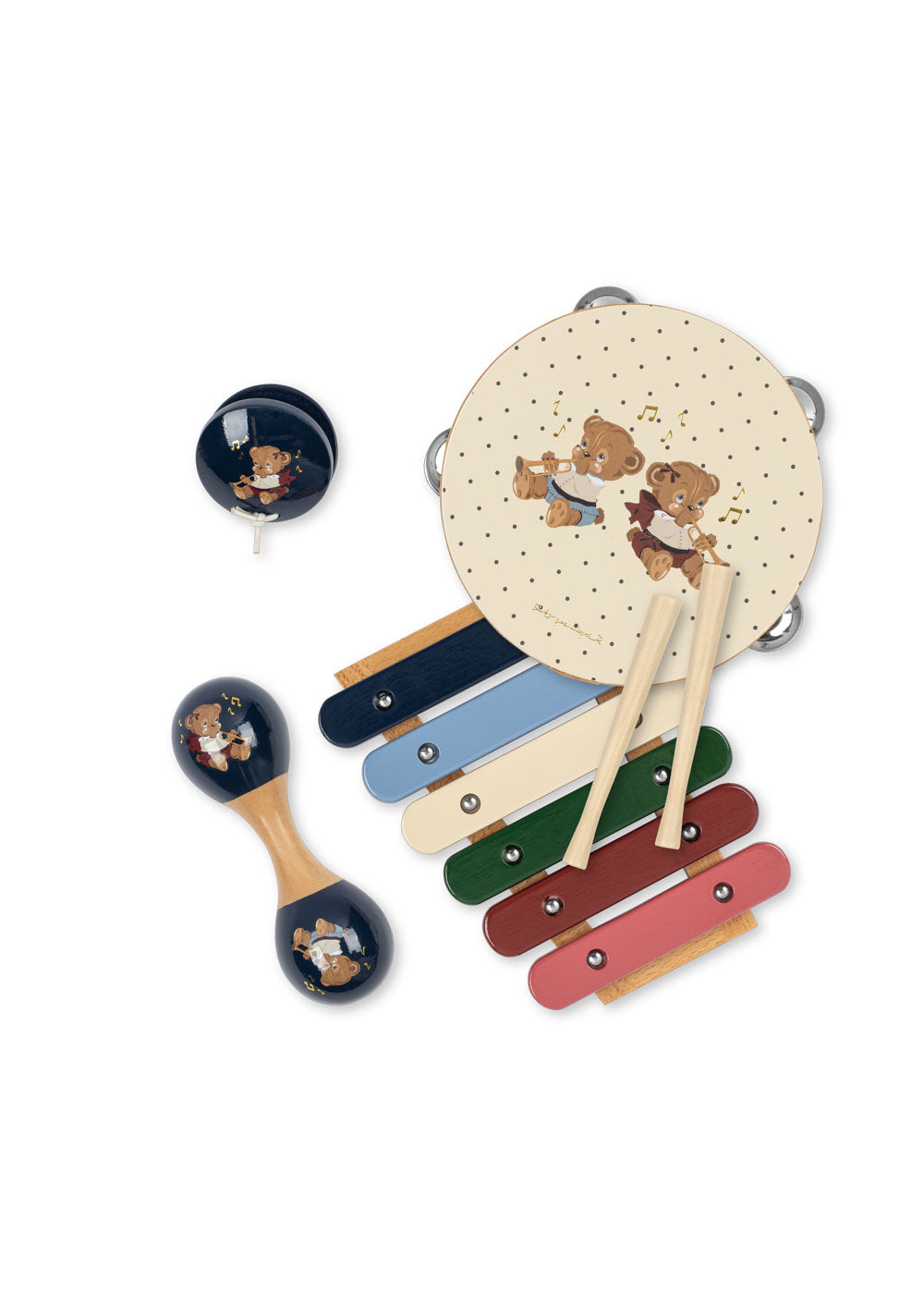 Set de Música FSC Teddy Bear - Konges Sløjd