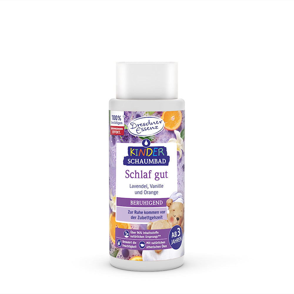 Baño de espuma infantil Schlaf Gut Lavanda, Vainilla y Naranja 300 ml - Dresdner Essenz