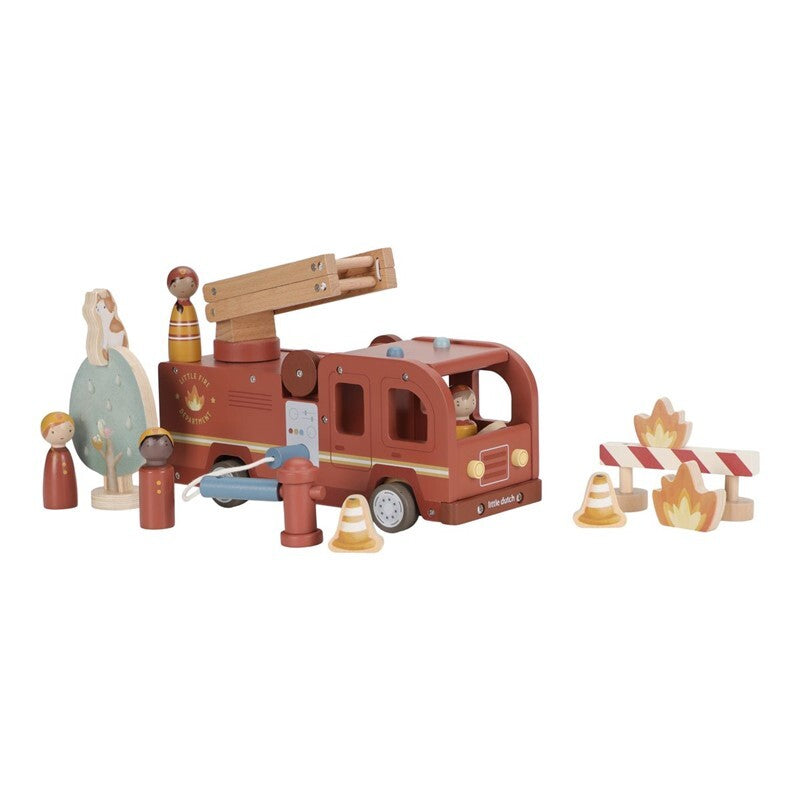 Juego de Bomberos con Camión - Little Dutch