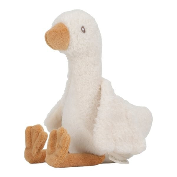 Pato de Peluche Abrazable, Blanco - Little Dutch