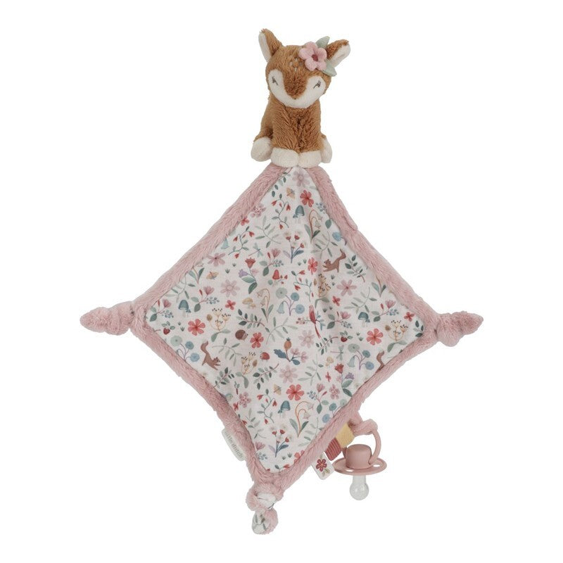 Paño de apego estampado Ciervo, Fairy Garden, Rosa - Little Dutch