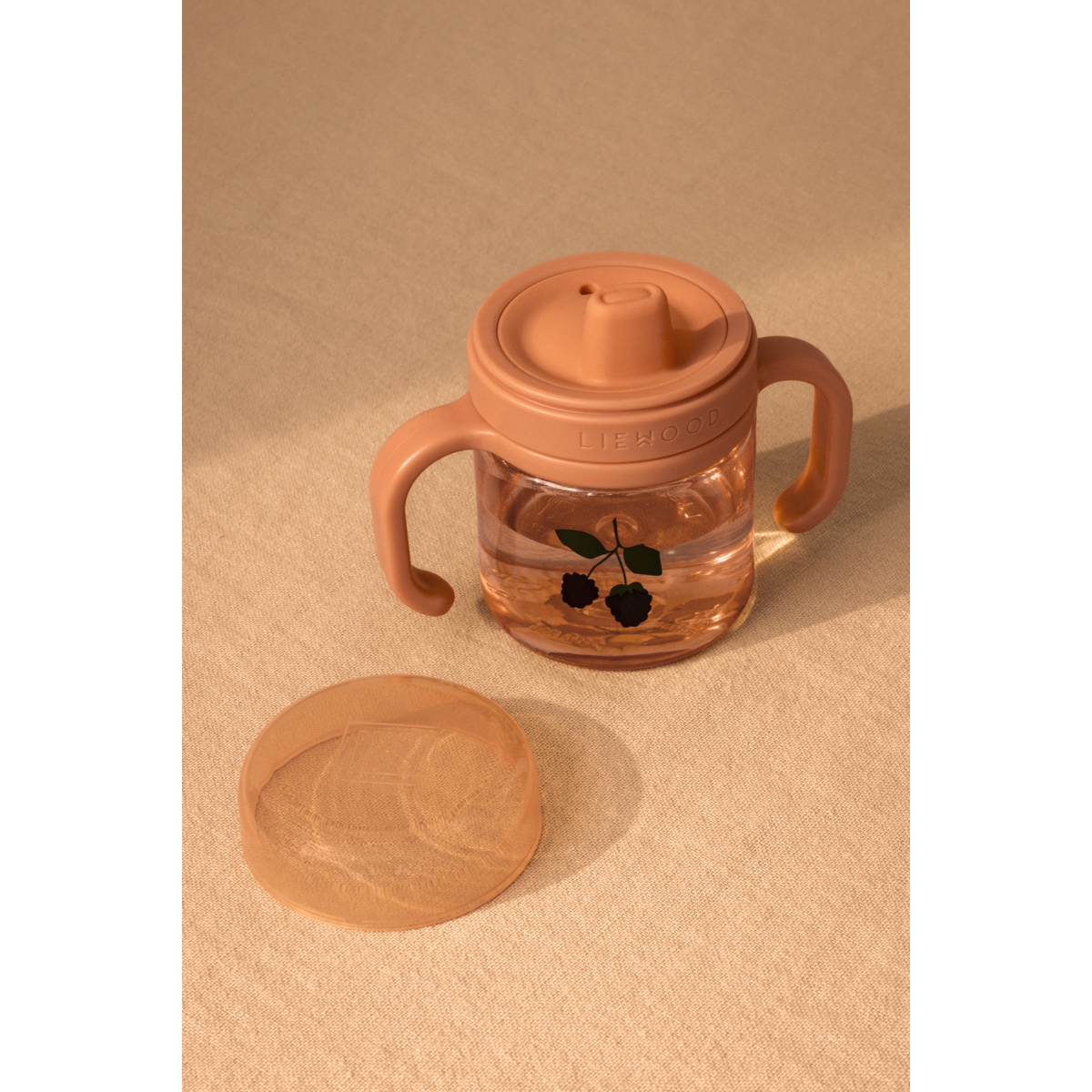 Taza de aprendizaje de Tritán Kylo 280ml Berry / Pale Tuscany - LIEWOOD