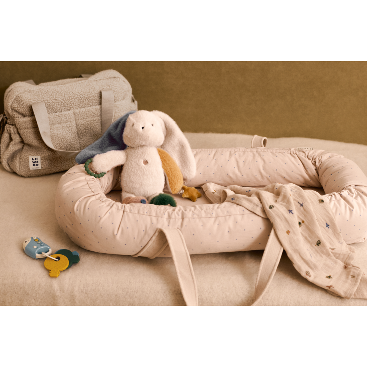 Bolso Cambiador de Peluche Carly - Liewood