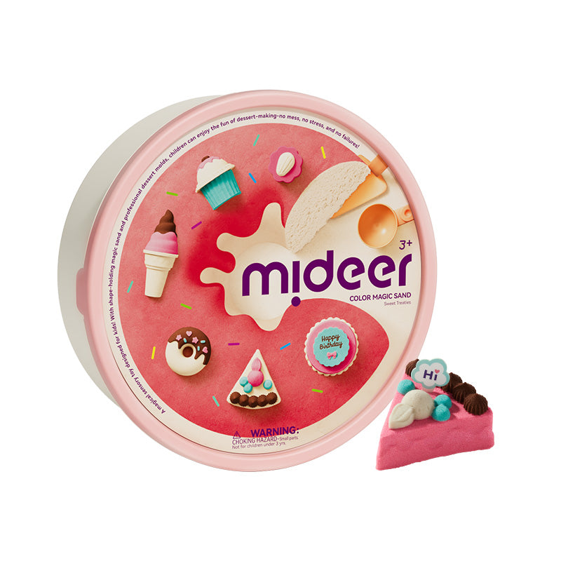 Arena mágica con bandeja de mideer – dulces