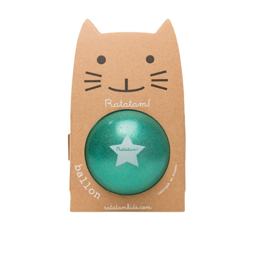 Pelota glitter 22 cm (Verde) - Ratatam