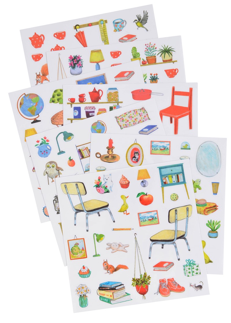Cuaderno de Pegatinas La Grande Famille - Moulin Roty