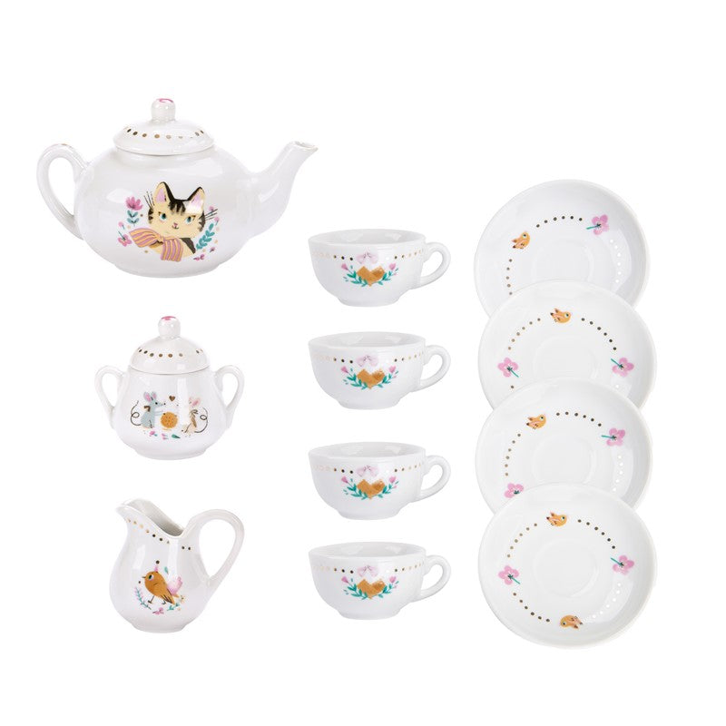 Maletín de Servicio de Té de Cerámica Les Parisiennes - Moulin Roty