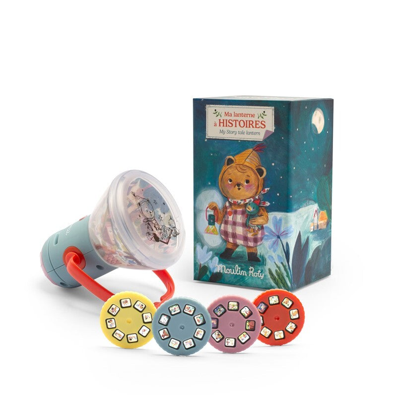 Linterna de historias 3 en 1 Les Minouchkas - Moulin Roty