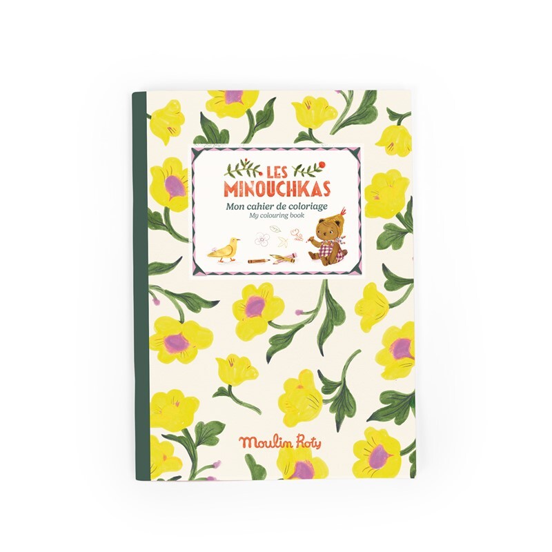 Cuaderno de colorear Les Minouchkas - Moulin Roty