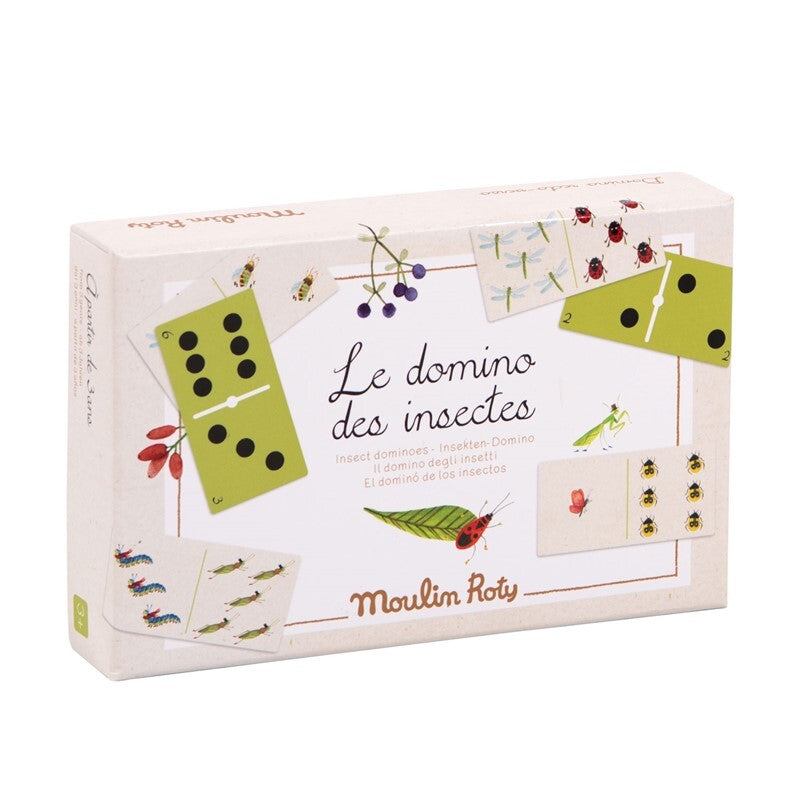 Domino de Doble Cara Los Insectos Le Jardin - Moulin Roty