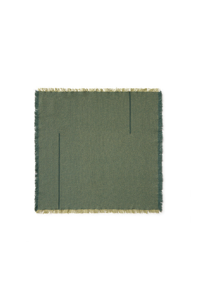Pack de 4 servilletas Vertical Duck Green, imagen 3.