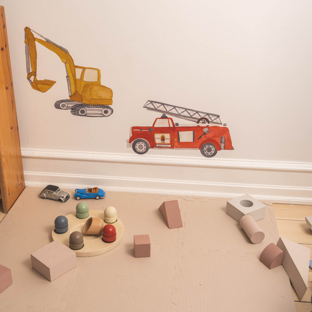 Adhesivo de pared Camión de bomberos - That's mine