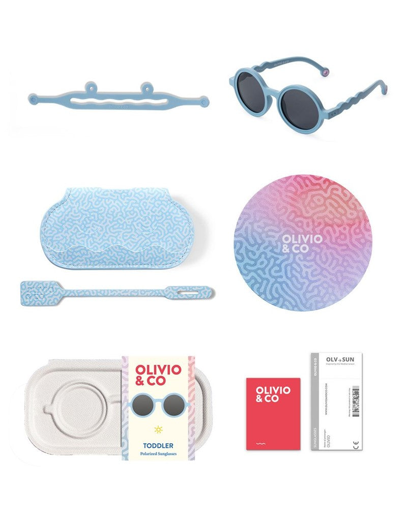 Gafas de Sol Redondas Reef Blue 18-36M – OLIVIO & CO