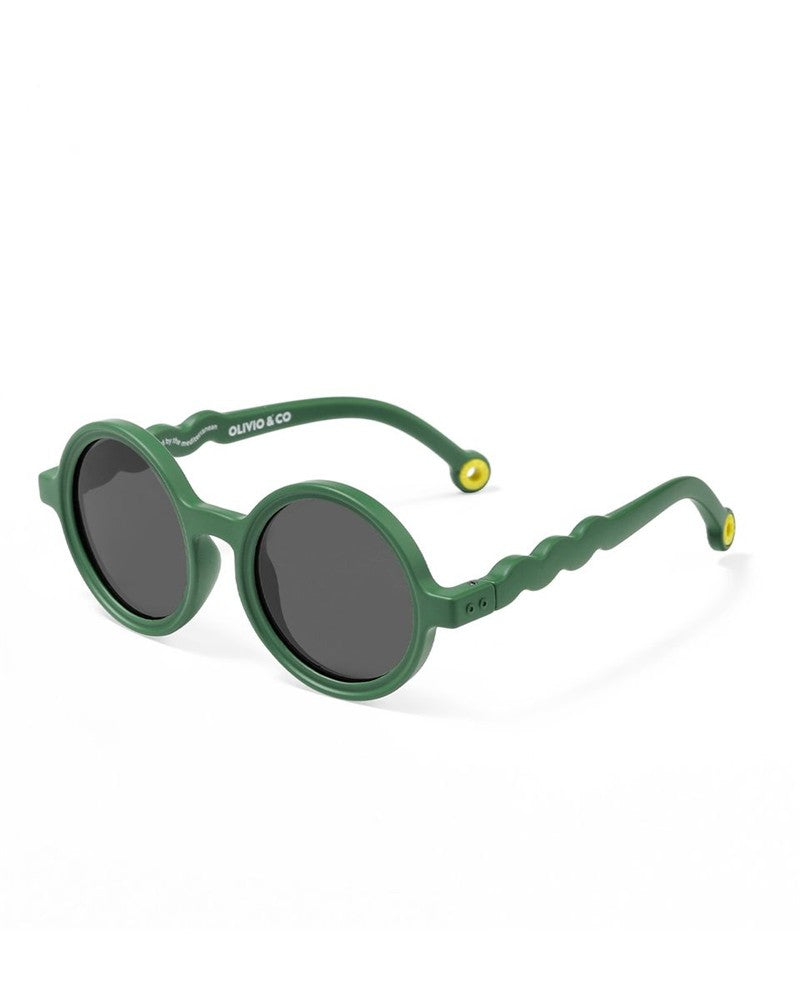 Gafas de Sol Redondas Cactus Green 0-18M – OLIVIO & CO