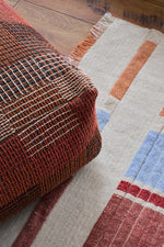 Puf reversible City Maple Red, imagen 2.