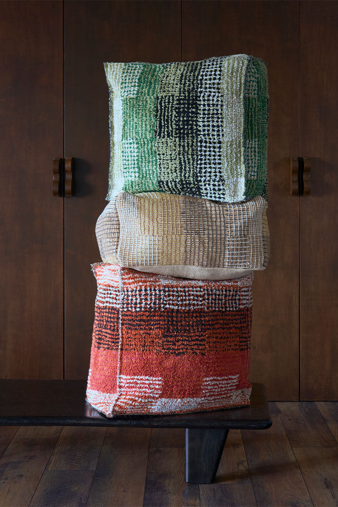 Puf reversible City Maple Red, imagen 3.