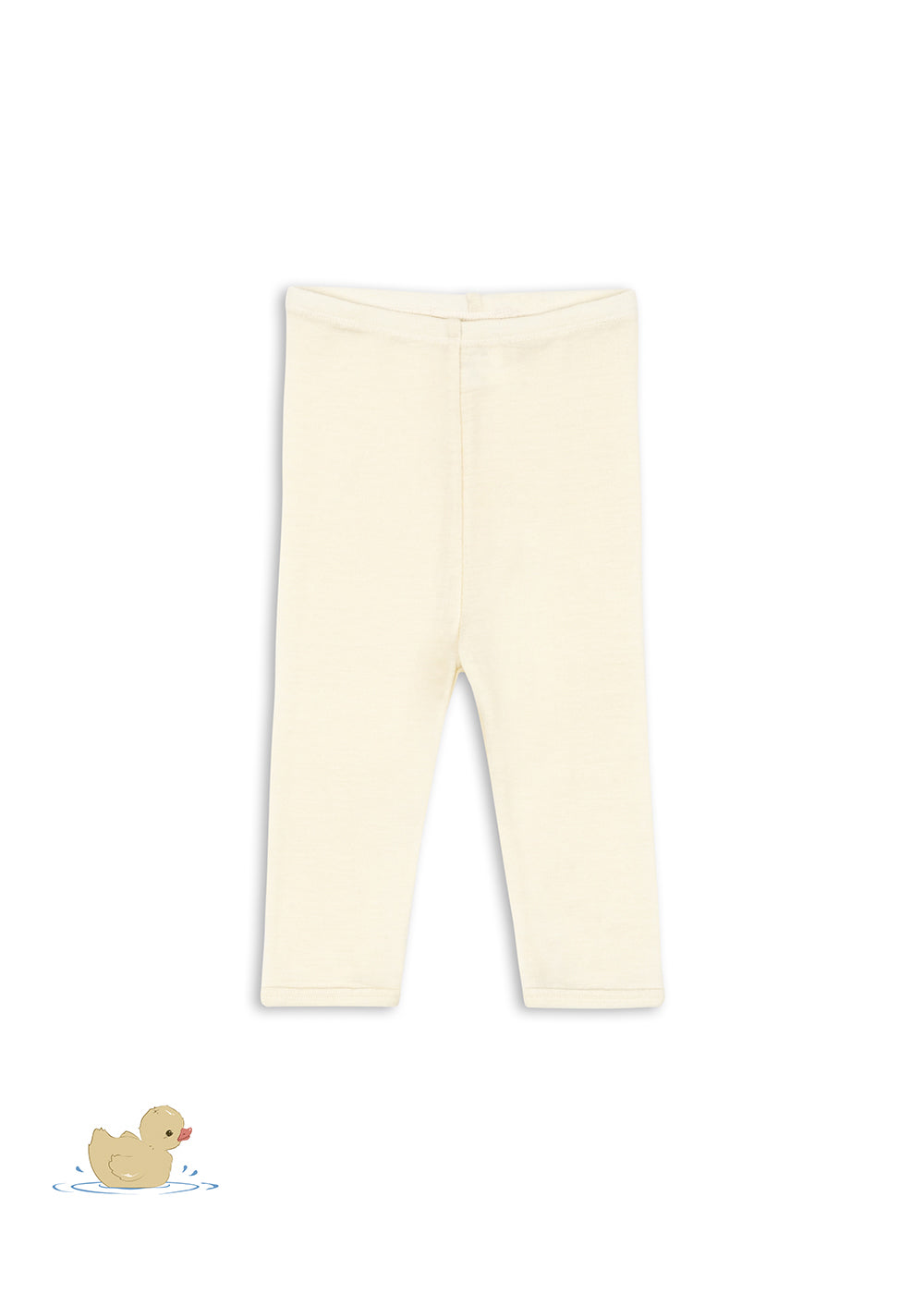 Leggings de Lana Merina Erba Beige Melange – Konges Sløjd