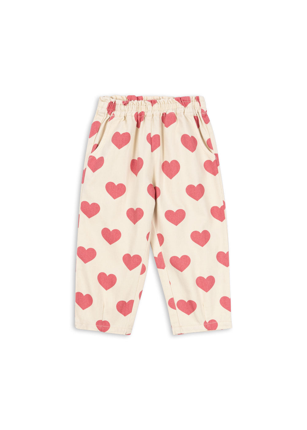 Pantalones de Denim Suave MAGOT con Volantes Bon Coeur Pink - Konges Sløjd