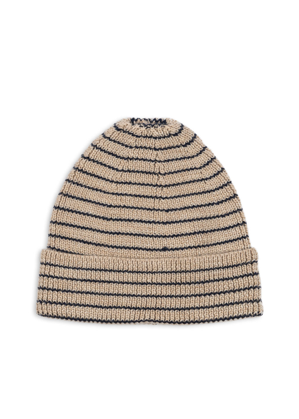 Gorro de Punto Louli en Lana Merina Stripe Blue – Konges Sløjd