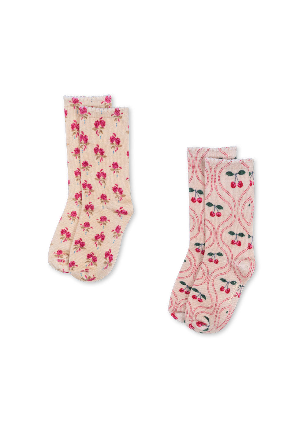Pack de 2 Calcetines con Estampado Cherry Mix - Konges Sløjd