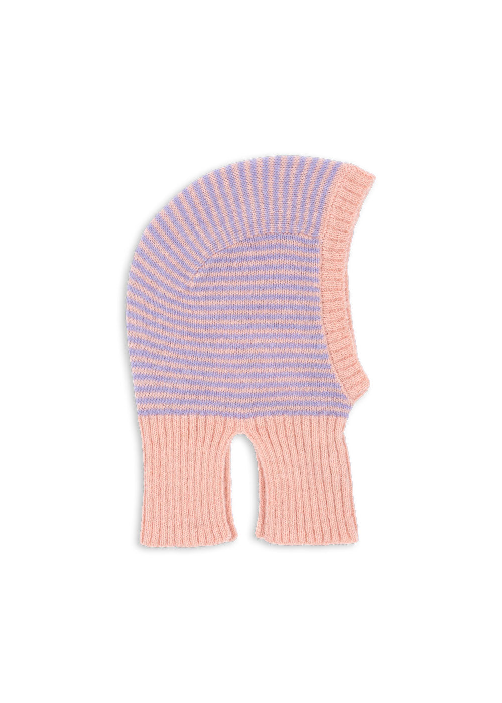 Pasamontañas de Punto Berle de Lana y Alpaca Purple/Pink Dolphin – Konges Sløjd