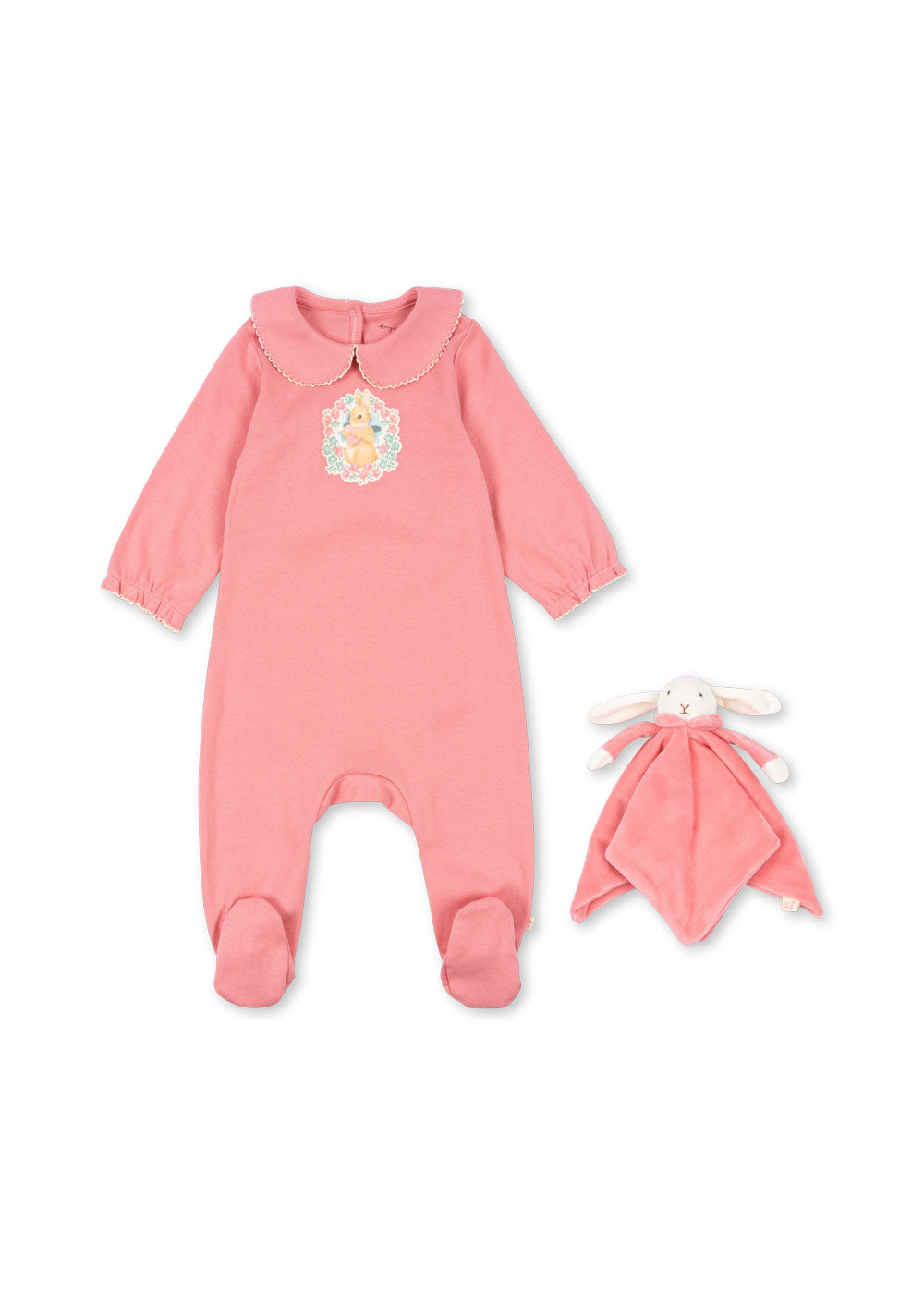 Set de Regalo COTY: Pelele de Algodón Orgánico y Peluche Strawberry Ice – Konges Sløjd