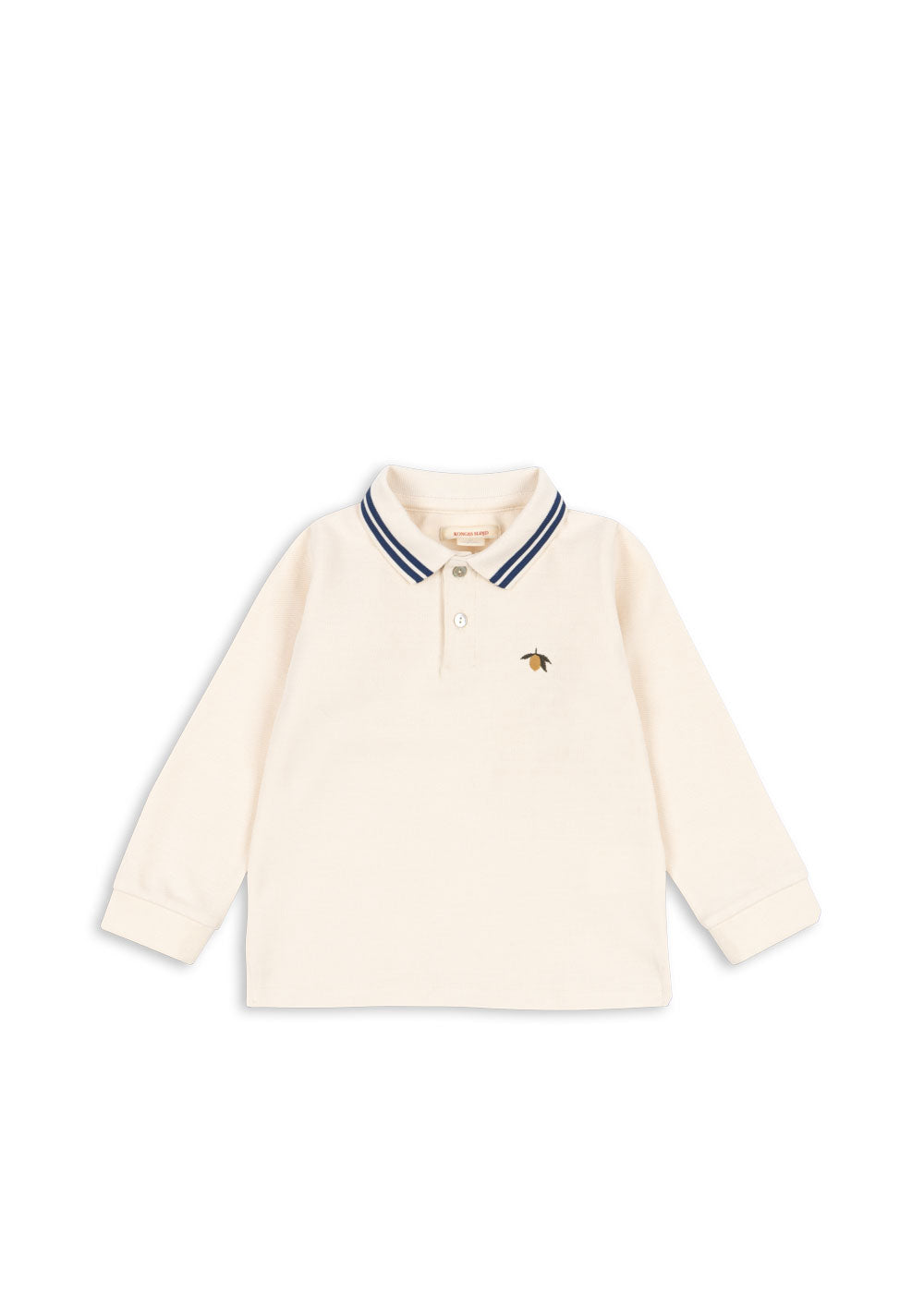 Polo de Manga Larga de Algodón Orgánico Florian Antique White – Konges Sløjd