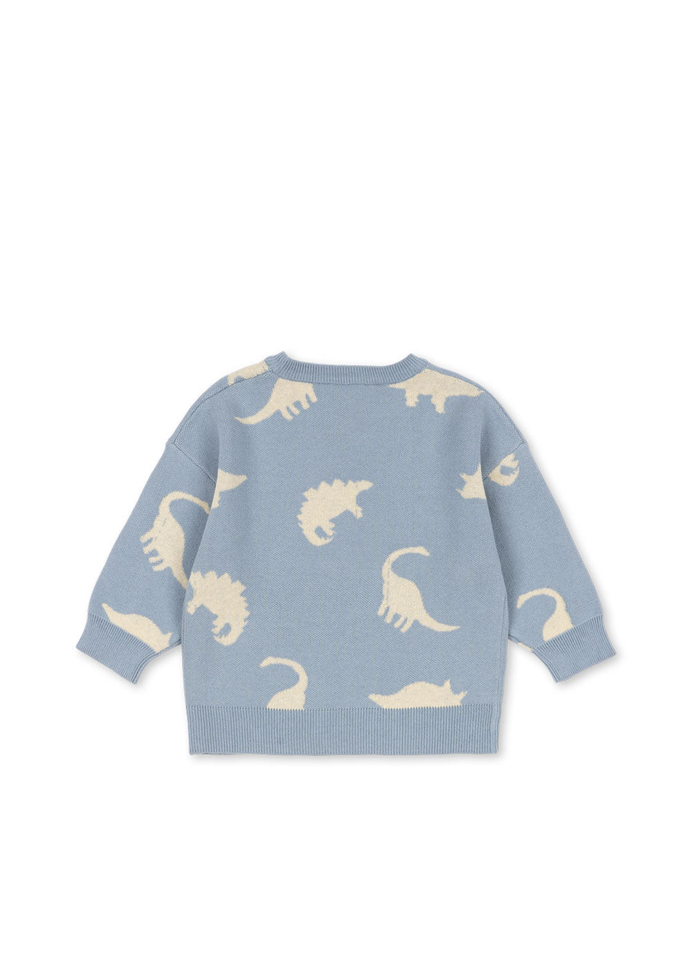 Jersey de Punto de Algodón Orgánico Lapis Dino Mist – Konges Sløjd