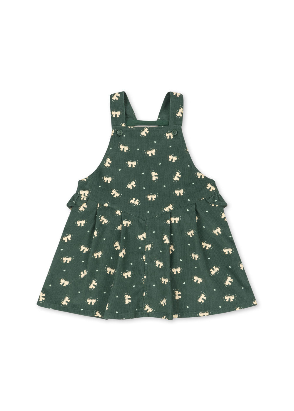 Vestido Tipo Peto de Pana Orgánica Avery Frill Boucle Hunter – Konges Sløjd