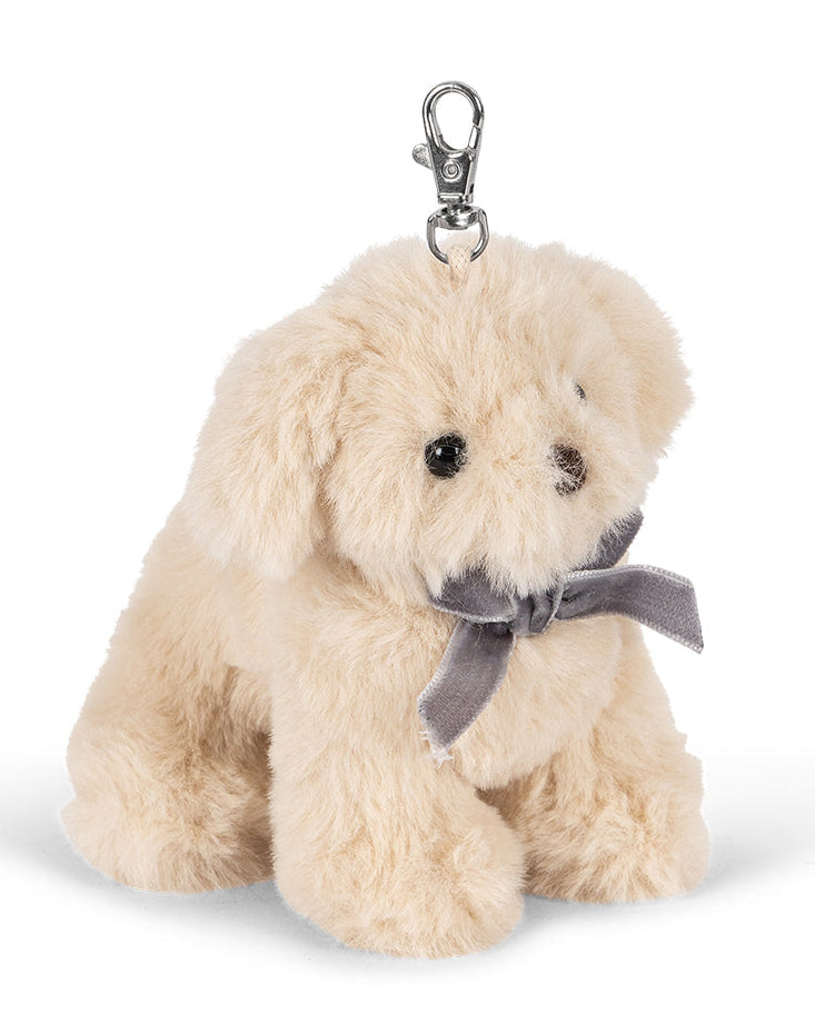 Llavero de peluche para mochila Beige Puppy – Konges Sløjd