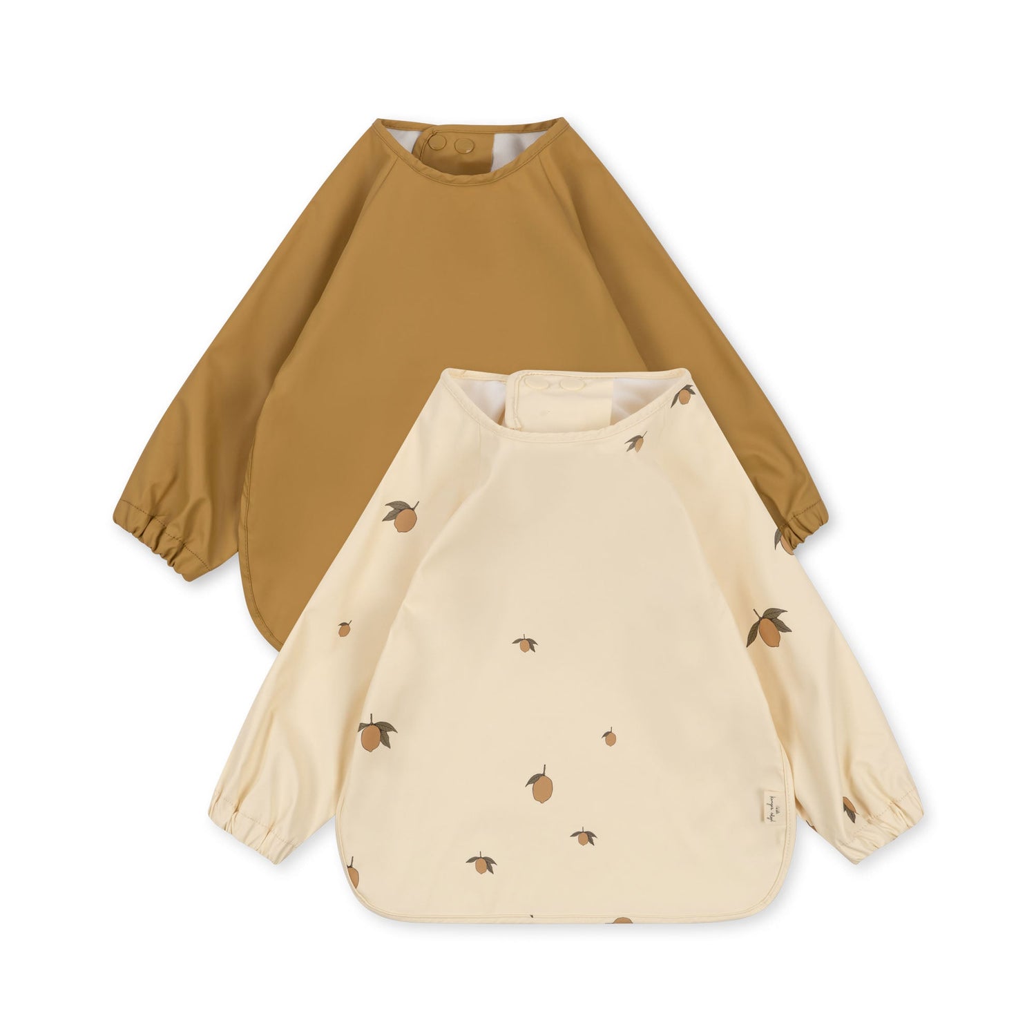 Set de 2 Baberos con Mangas Lemon – Konges Sløjd