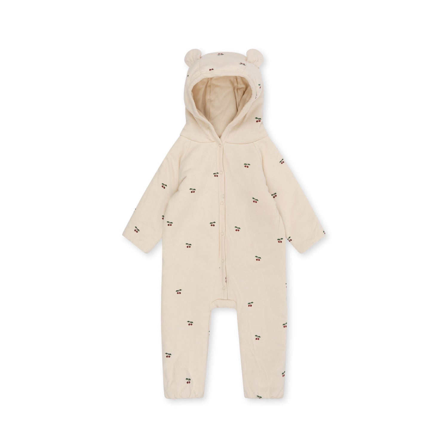 Mono Acolchado con Capucha Newborn Cherry - Konges Sløjd