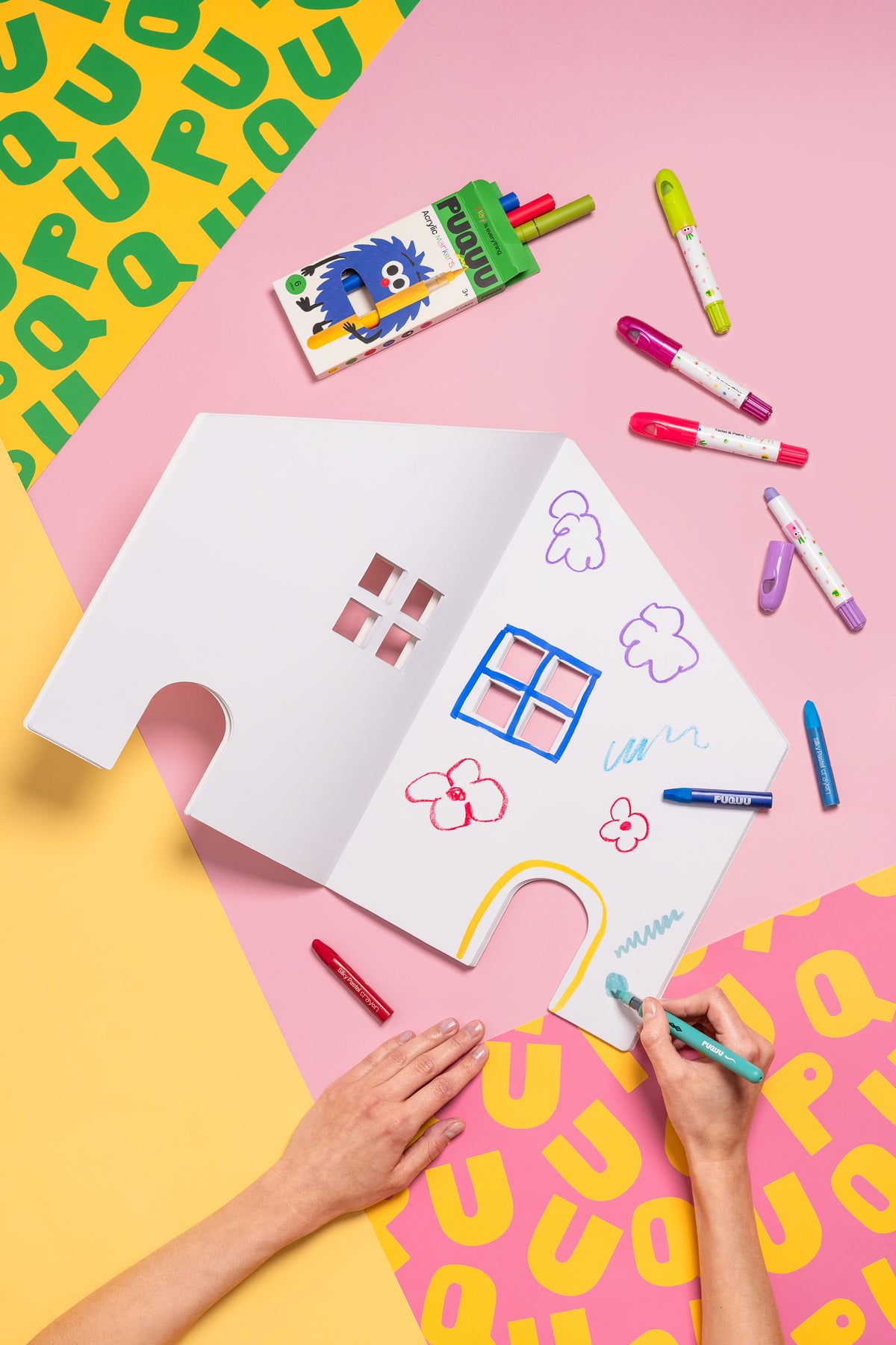 Cuaderno de dibujo en forma de casa My Home - PUQUU