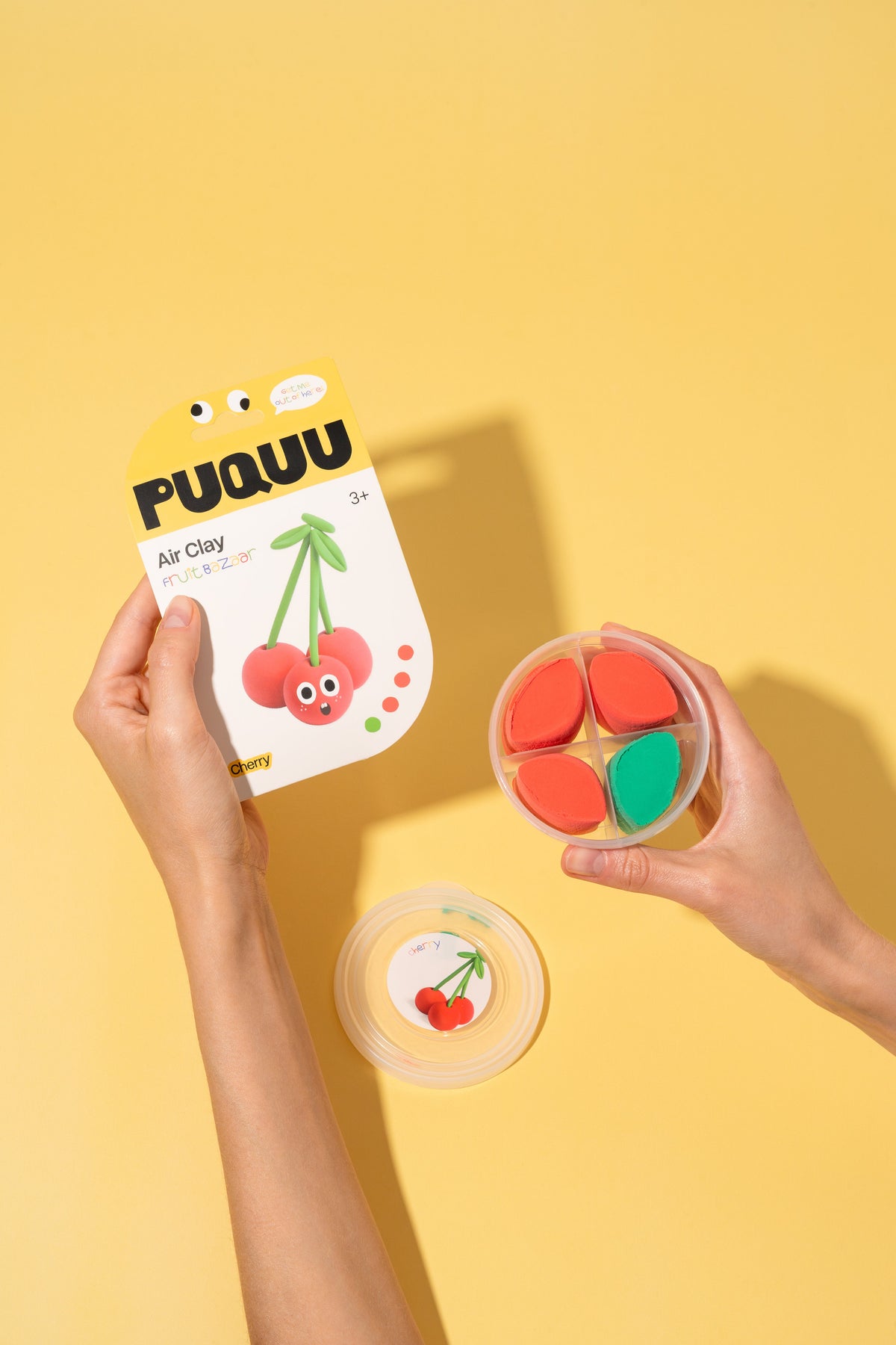 Plastilina ligera Air Clay Cereza - PUQUU