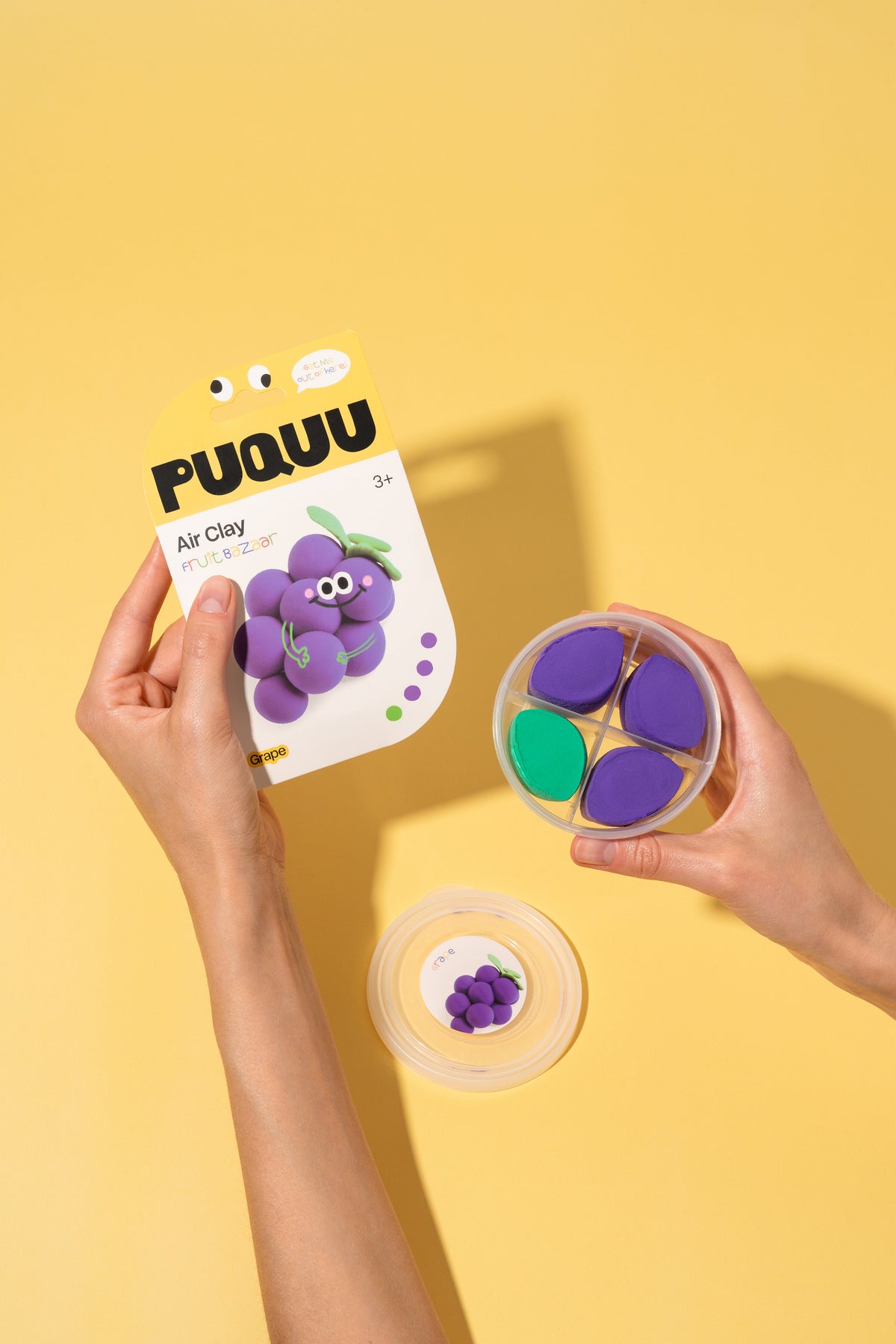 Plastilina ligera Air Clay Uva - PUQUU