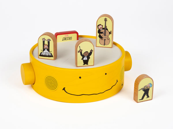 Qubitunes Little Maestro - Cartucho de Juego y Figuras de Madera