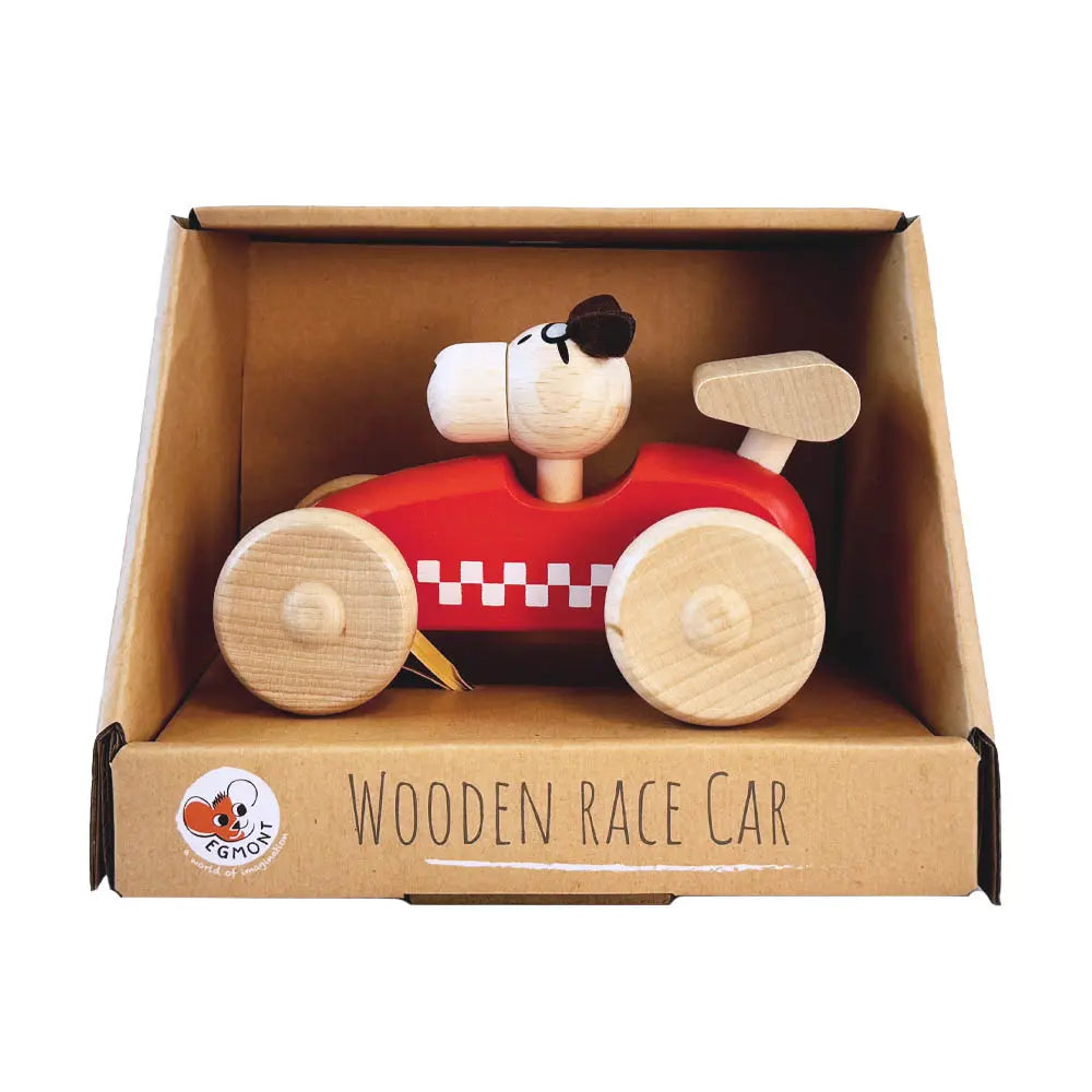 Egmont Toys Perrito en Bólido de Madera