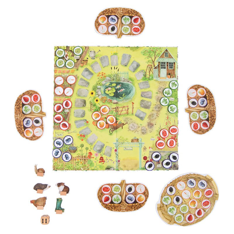 Juego de recorrido Merienda en el jardín